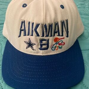 Vintage 90’s Troy Aikman #8 Dallas Cowboys hat